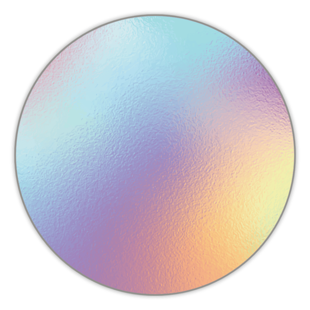 Custom Holographic Circle Sticker