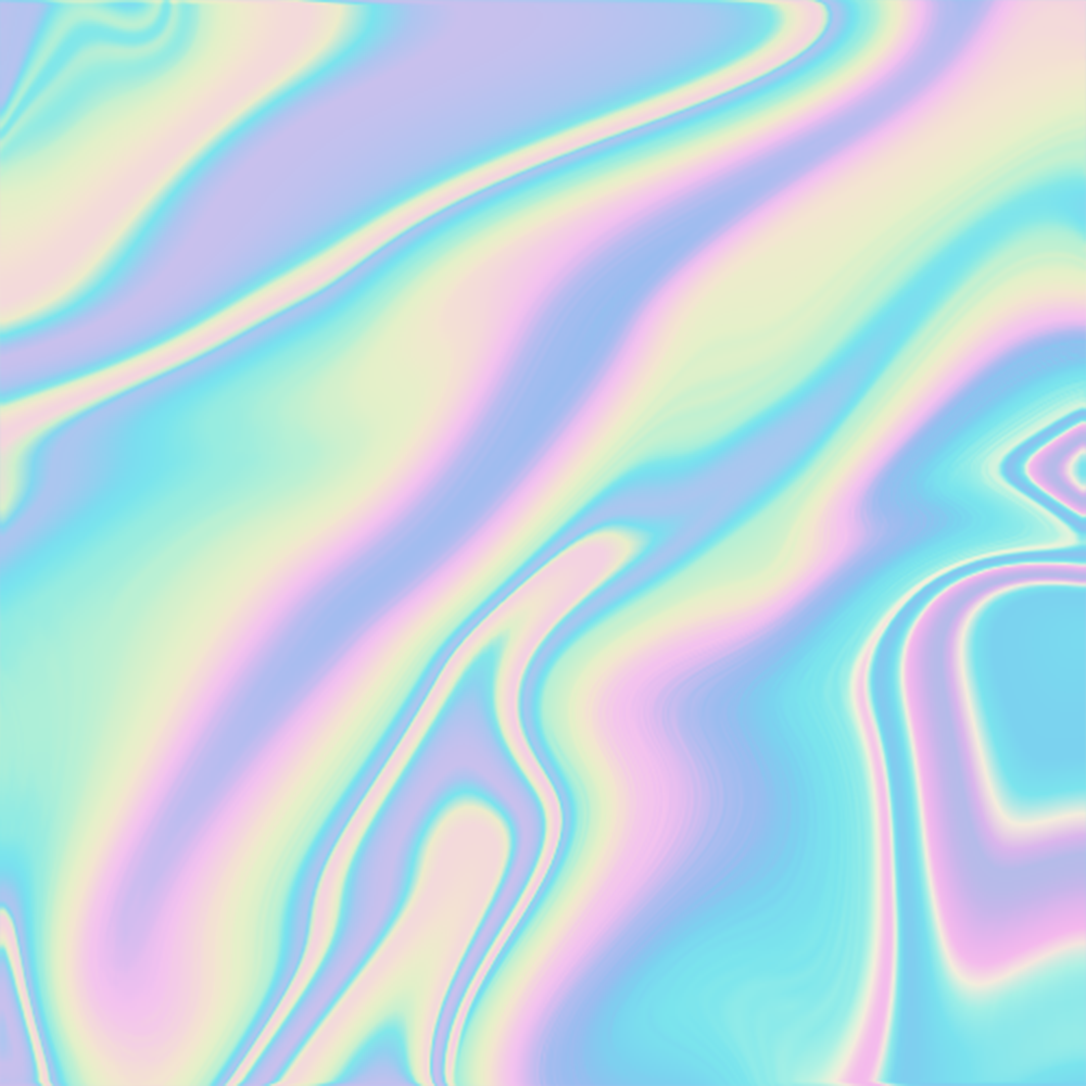 Custom Holographic 4x4 Square Sticker
