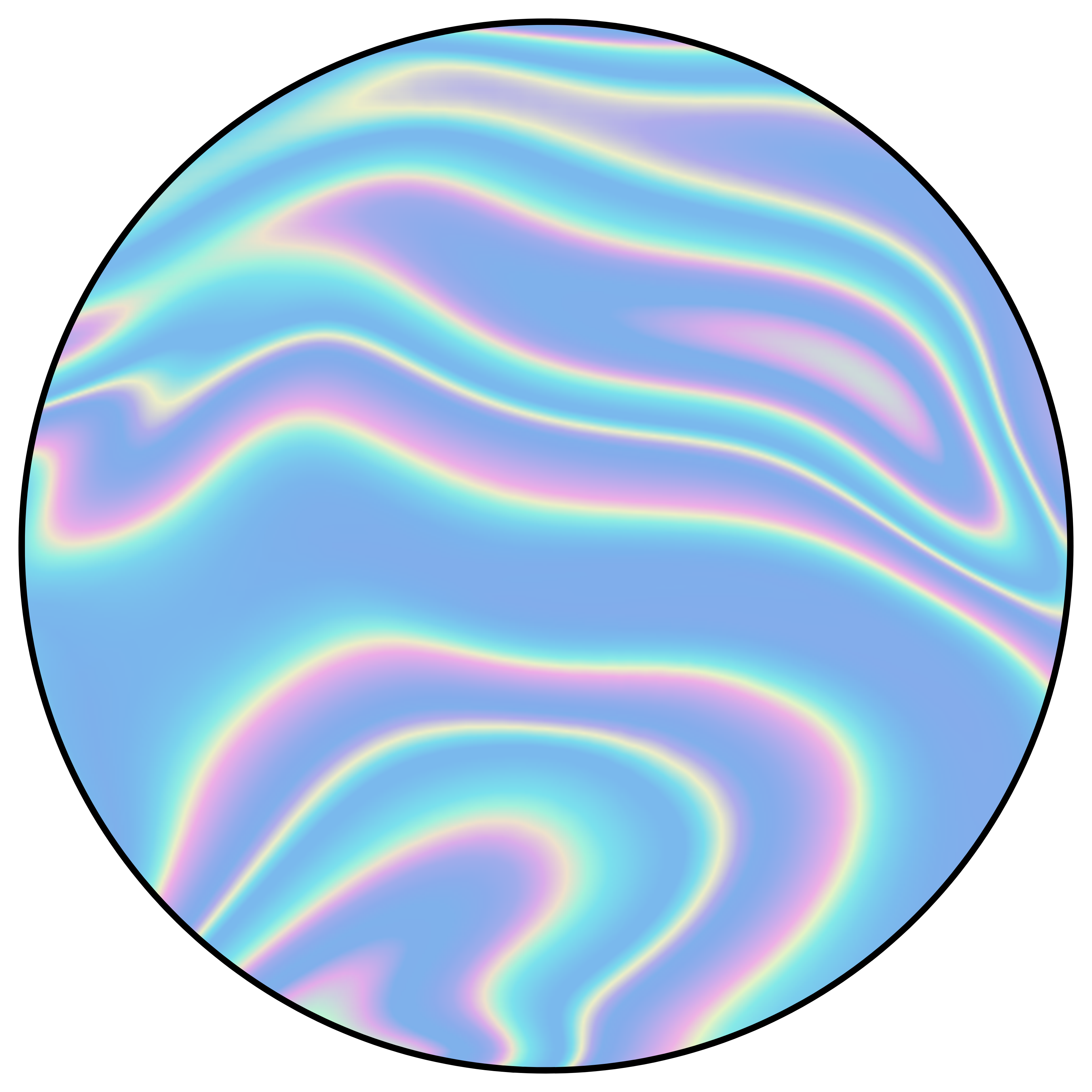 Holographic Circle Custom Sticker