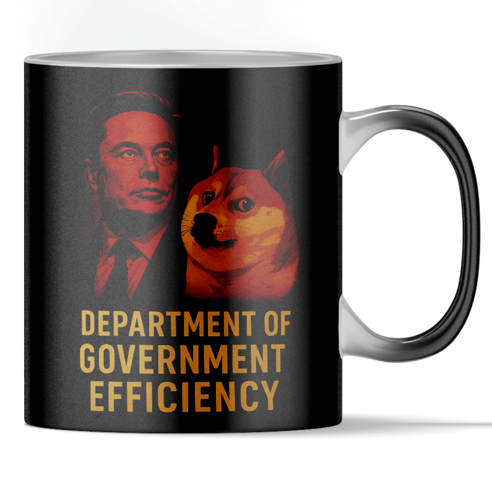 Load video: &#39;Department of Government Efficiency&#39; - Funny Magic Mug