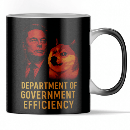'Department of Government Efficiency' - Funny Magic Mug