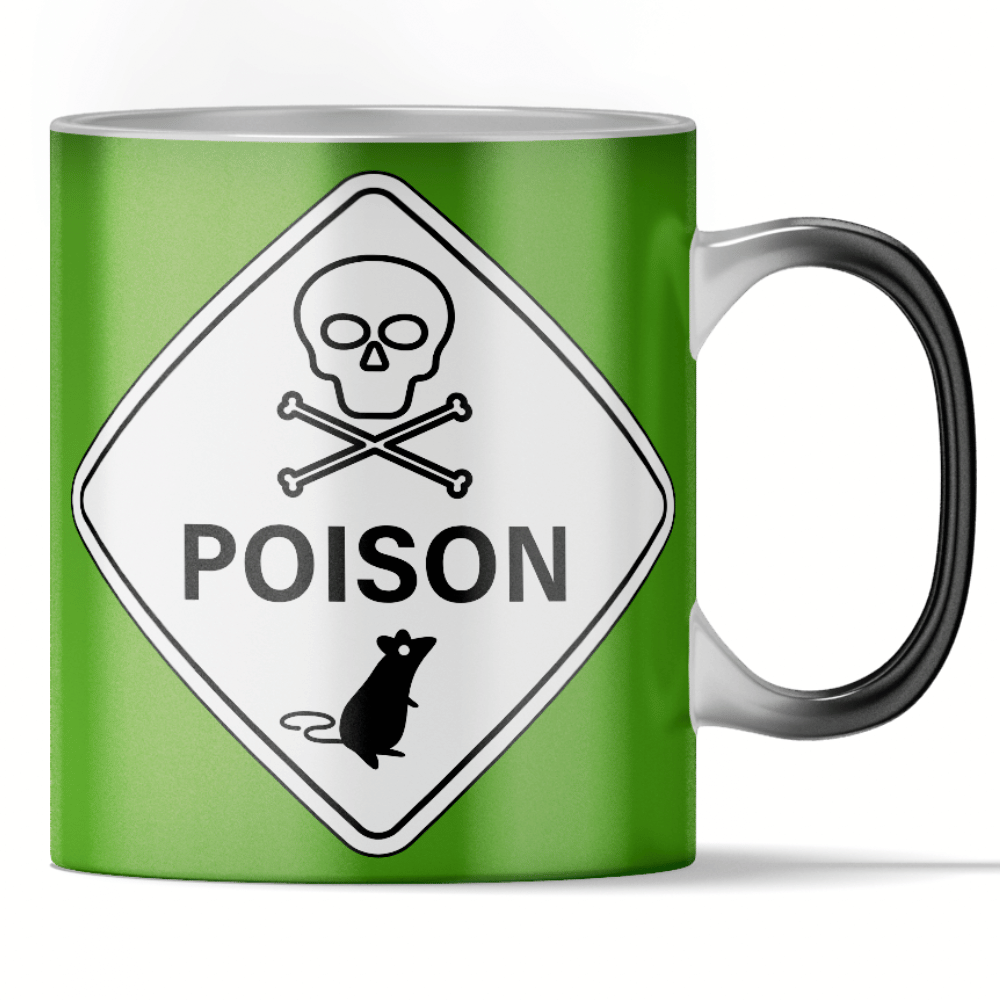 Load video: &#39;Beware This is Poison&#39; - Shocking Color Changing Mug