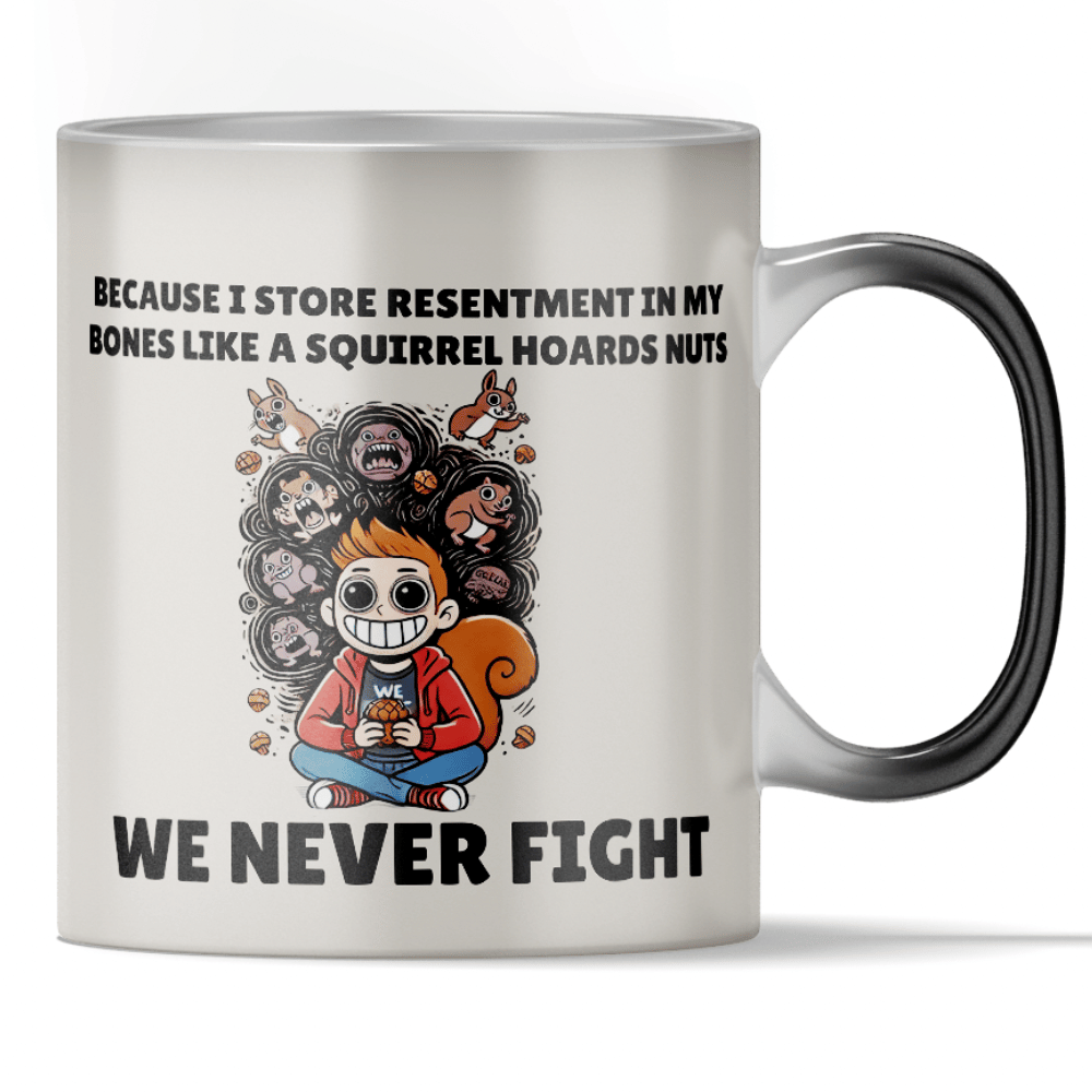 Load video: &#39;We Never Fight&#39; - Funny Relationship Color Changing Mug